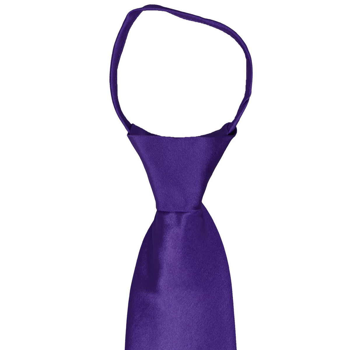 Amethyst Purple Solid Color Zipper Ties Shop at TieMart TieMart, Inc.