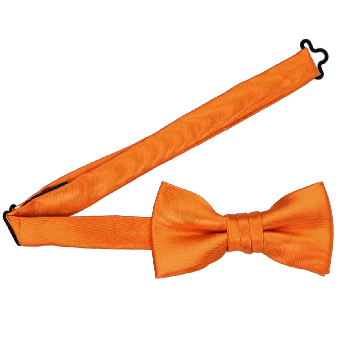 Boys Orange Plain Bow Tie