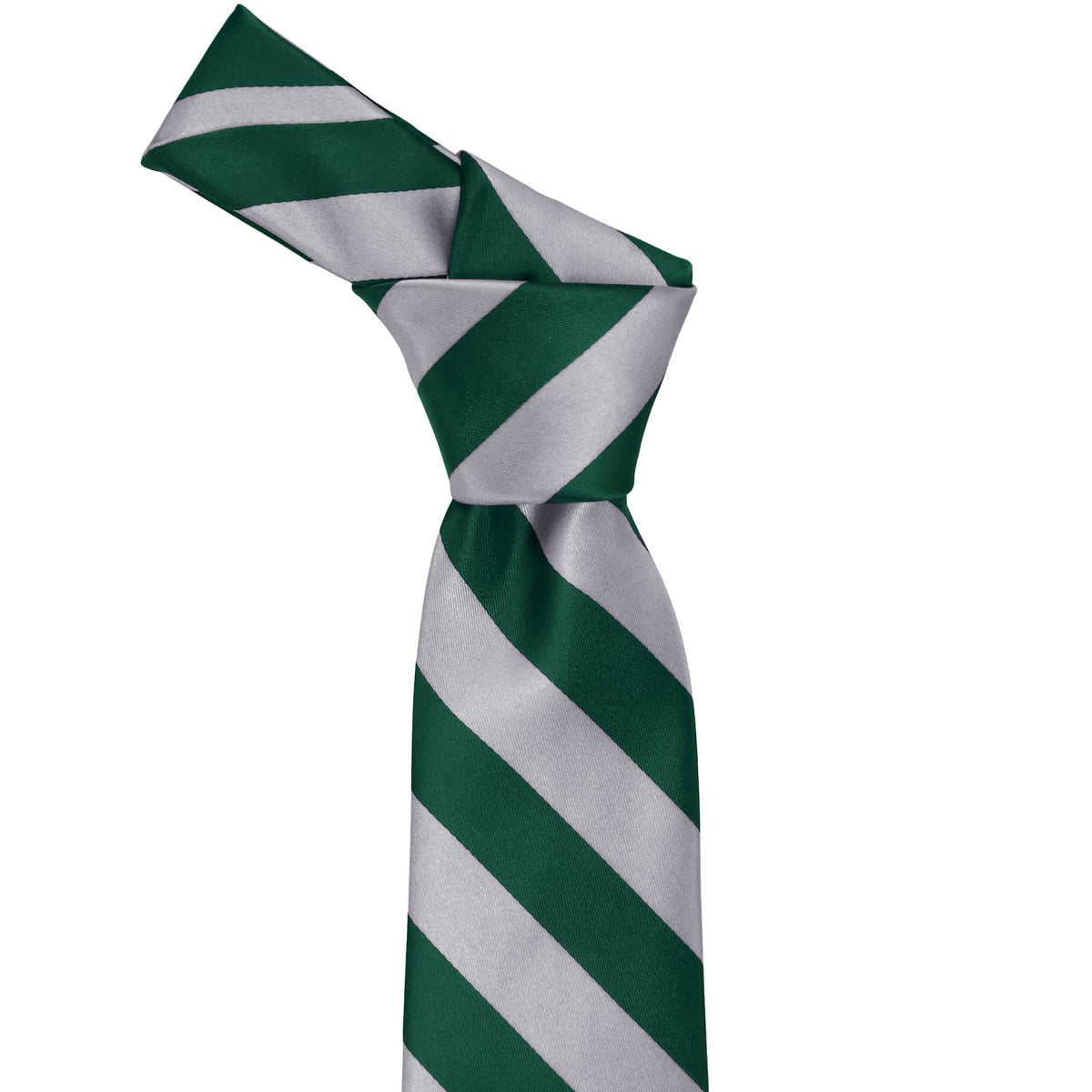 Enrico Cravatta Blu Bianco Nero Striata #KR2896 Enrico Cravatta Blu Bianco Nero Striata #KR2896