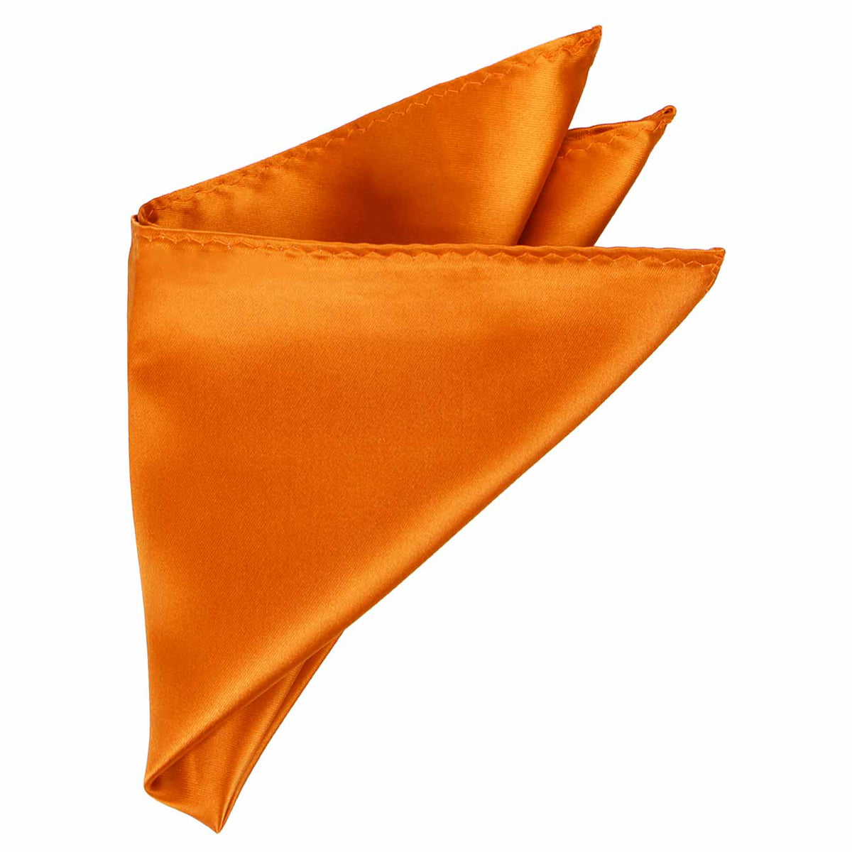 Orange Premium Pocket Square Shop at TieMart TieMart, Inc.