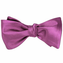 Load image into Gallery viewer, Orchid self-tie bow tie, tied