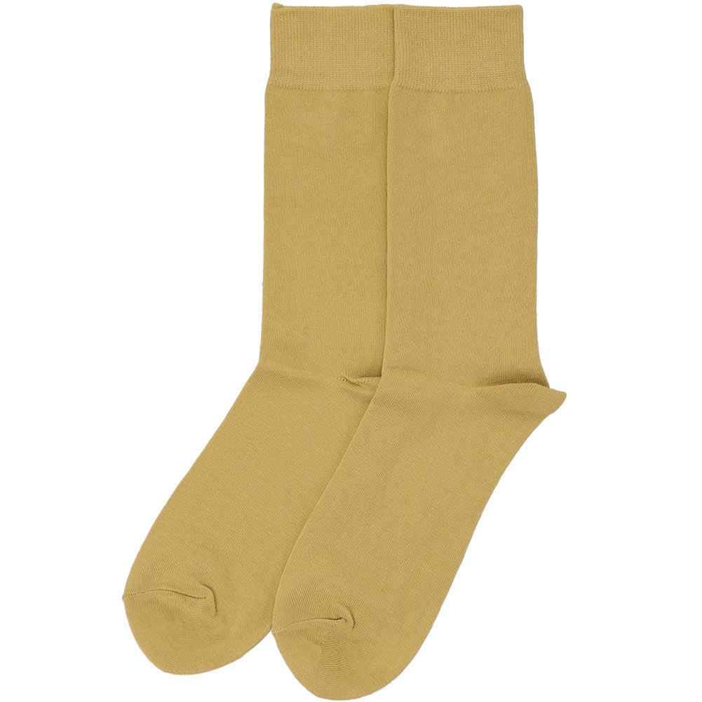 Men's Pale Gold Dress Socks Shop at TieMart TieMart, Inc.