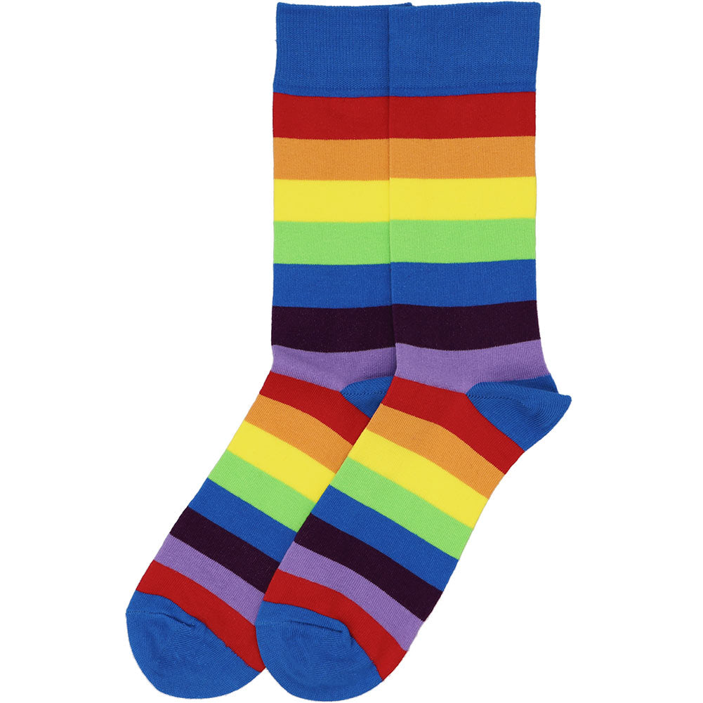 Men's Rainbow Striped Socks