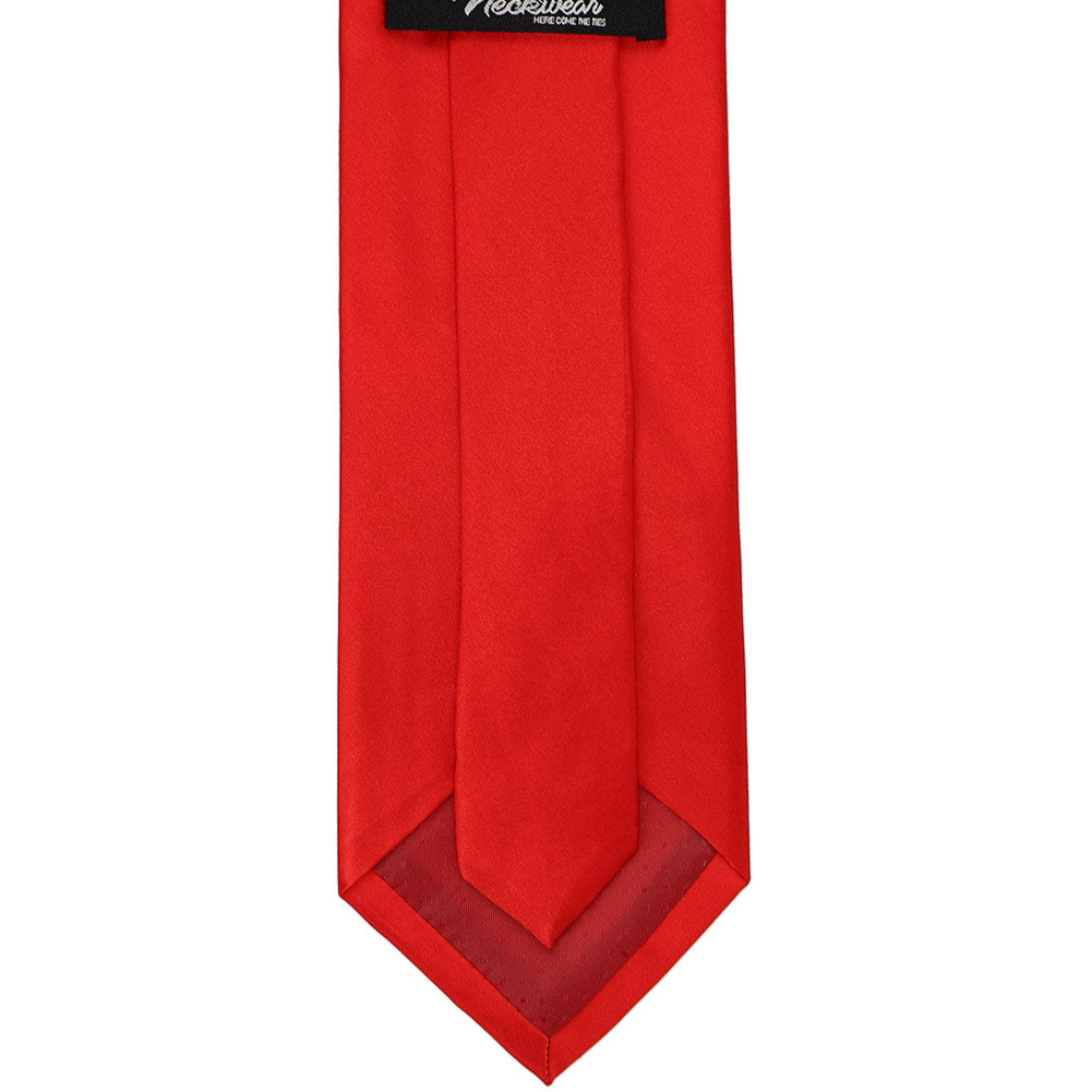 Red Silk Extra Long Necktie Shop at TieMart TieMart, Inc.