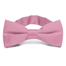 Load image into Gallery viewer, Antique Pink Band Collar Bow Tie