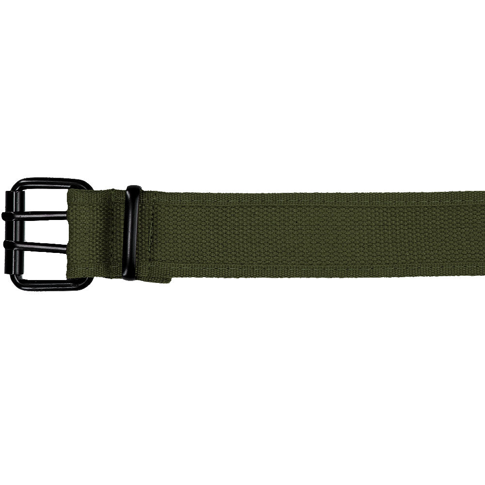 Army Green Double Grommet Belt | Shop at TieMart – TieMart, Inc display picture 2