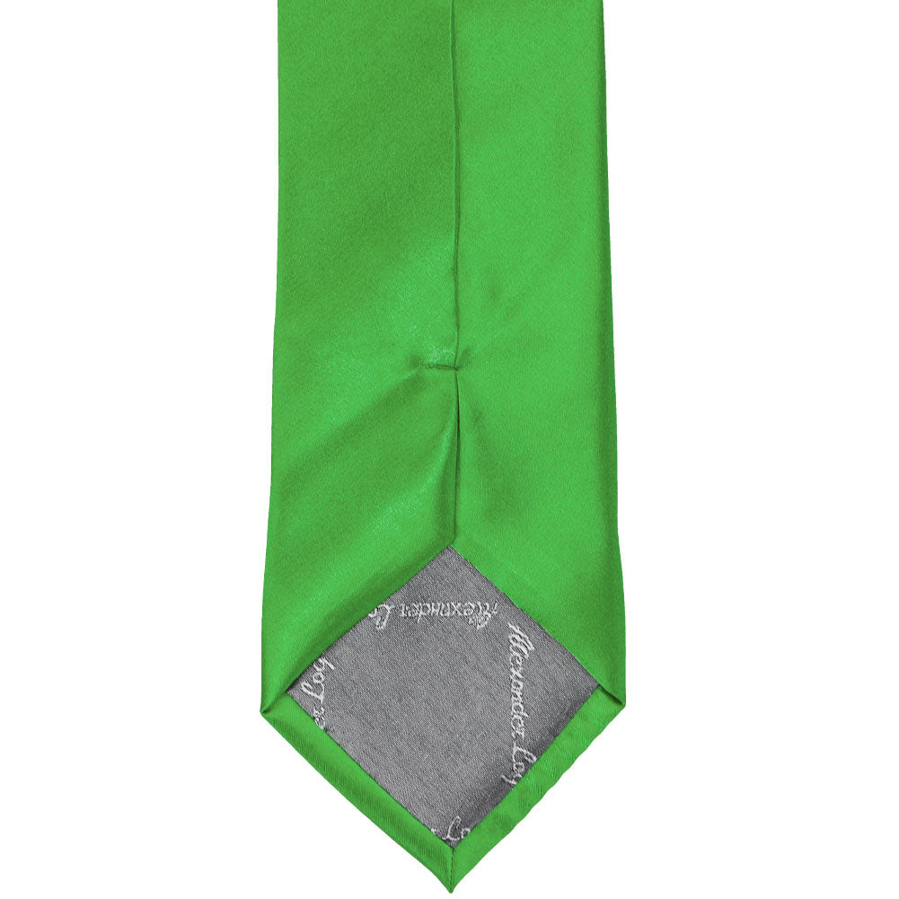 Grass Green Solid Color Zipper Tie | Shop at TieMart – TieMart, Inc.