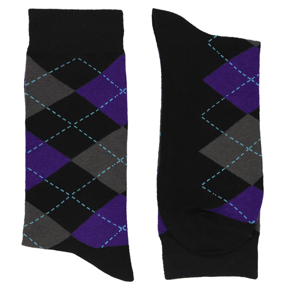 black and purple dress socks The Novaks