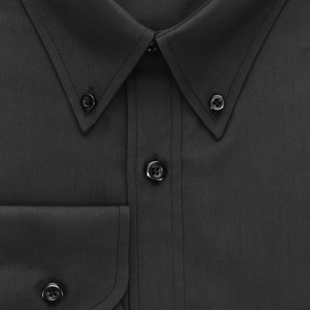 black dress shirt near me DRESS SHIRT 34/35 Black / 17.5