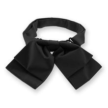 Load image into Gallery viewer, Black Floppy Bow Tie