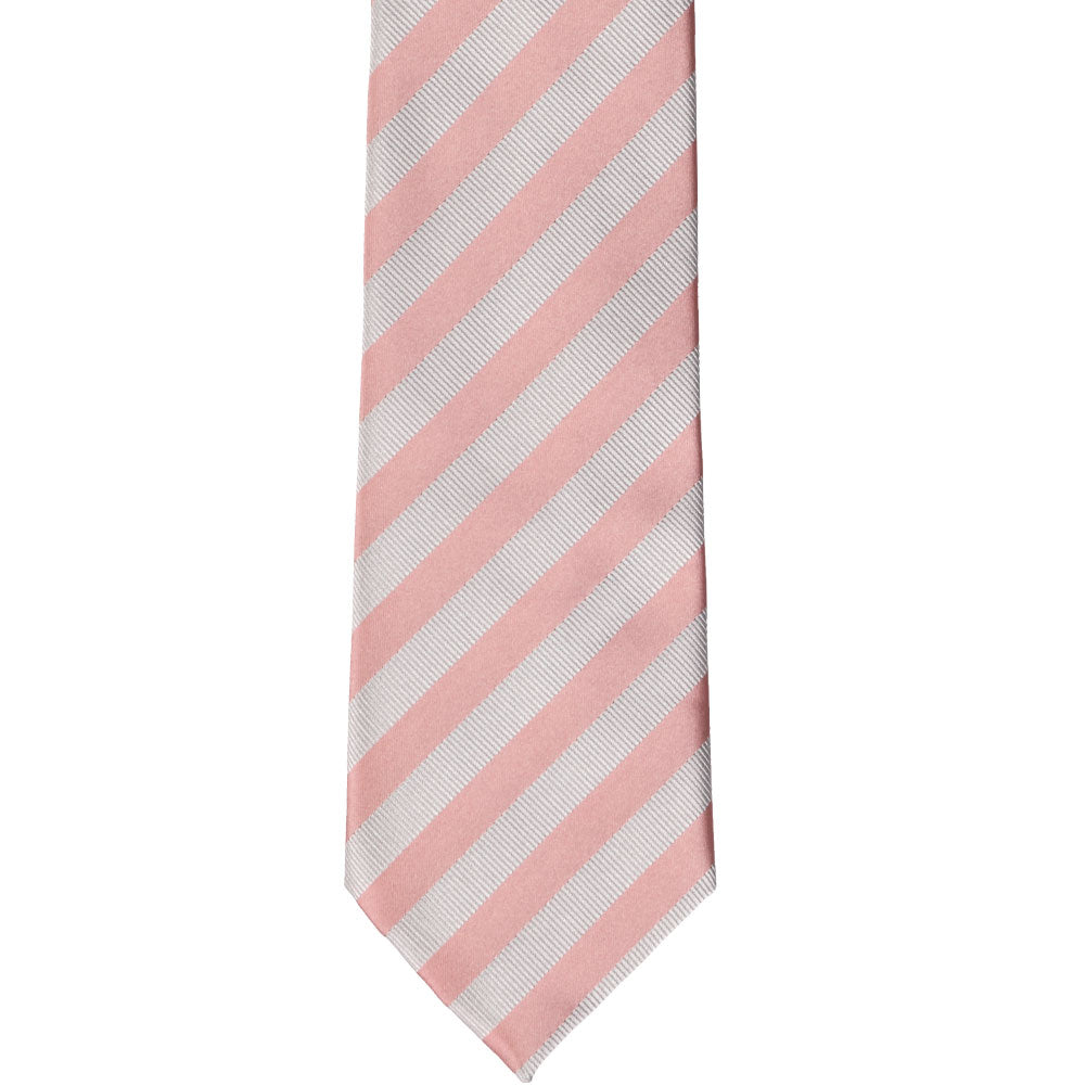 blush and grey tie