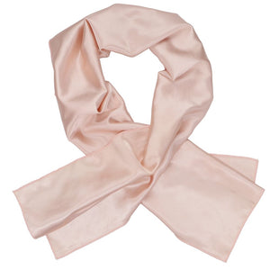 Women's blush pink scarf, crossed over itself