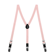 Load image into Gallery viewer, Boys&#39; Blush Pink Skinny Suspenders