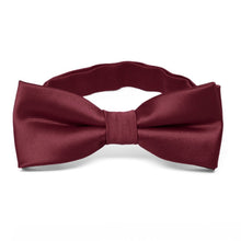 Load image into Gallery viewer, Boys&#39; Burgundy Bow Tie