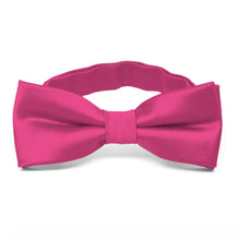 Load image into Gallery viewer, Boys fuchsia solid color bow tie