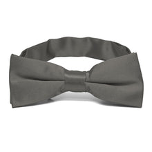 Load image into Gallery viewer, Boys&#39; Graphite Gray Bow Tie
