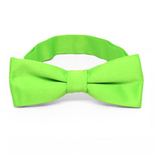 Load image into Gallery viewer, Boys&#39; Hot Lime Green Bow Tie