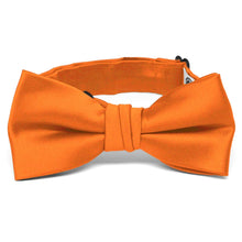 Load image into Gallery viewer, Boys&#39; Orange Premium Bow Tie