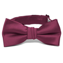 Load image into Gallery viewer, Boys&#39; Raspberry Premium Bow Tie