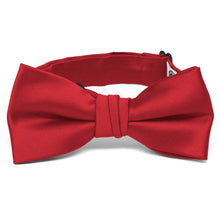 Load image into Gallery viewer, Boys&#39; Red Premium Bow Tie