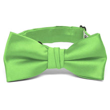 Load image into Gallery viewer, Boys&#39; Spring Green Premium Bow Tie