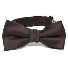 Load image into Gallery viewer, Boys&#39; Truffle Brown Premium Bow Tie