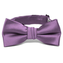 Load image into Gallery viewer, Boys&#39; Wisteria Purple Premium Bow Tie