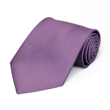 Load image into Gallery viewer, Boys&#39; Wisteria Purple Premium Solid Color Tie