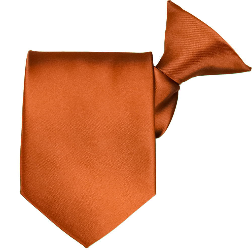 burnt orange tie next