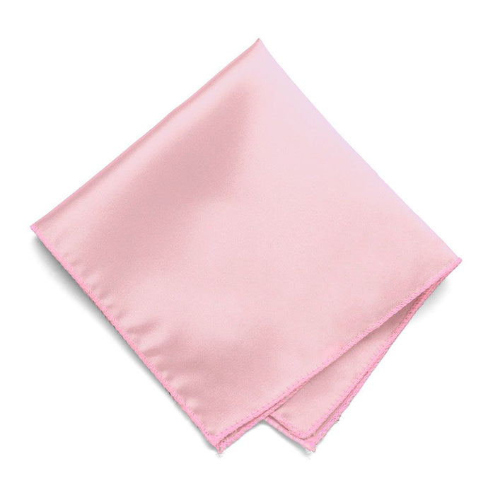 Carnation Pink Basic Pocket Square