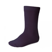 Load image into Gallery viewer, Boys&#39; eggplant purple socks