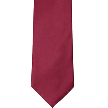 Load image into Gallery viewer, Front view of a claret red tie