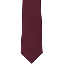 Load image into Gallery viewer, Front view dark burgundy matte tie