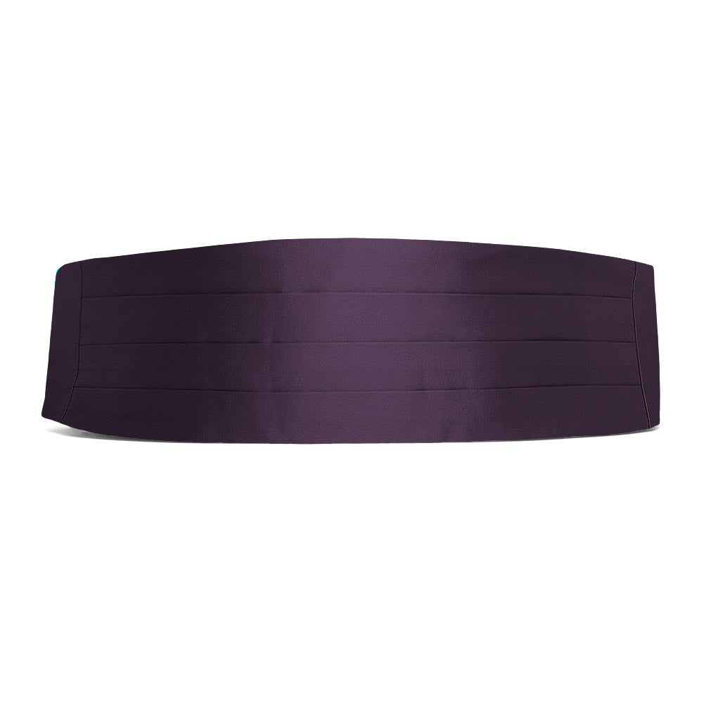 Eggplant Purple Cummerbund | Shop at TieMart – TieMart, Inc display picture 1
