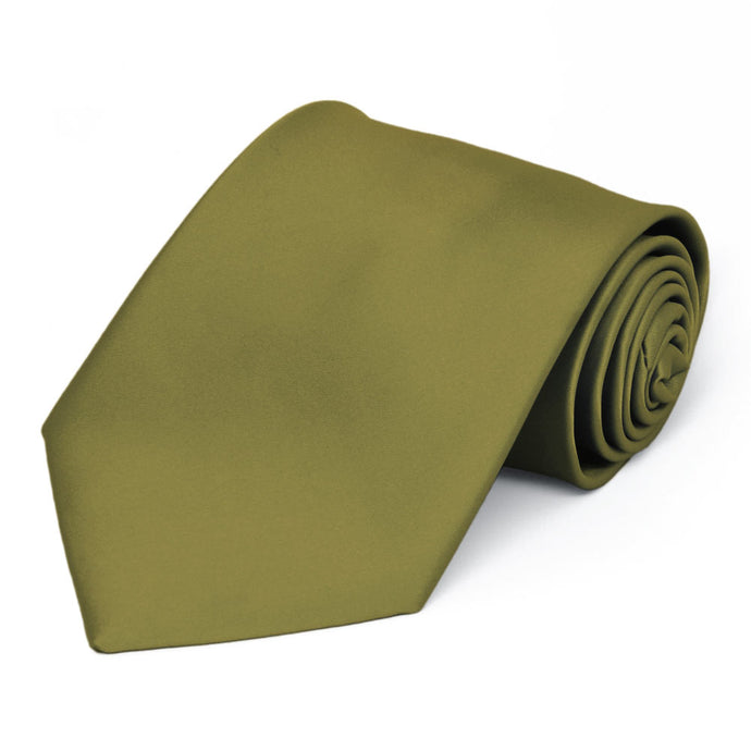Fern Premium Extra Long Solid Color Necktie