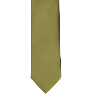 Front bottom view of a fern slim tie