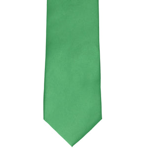 Front view emerald green uniform tie
