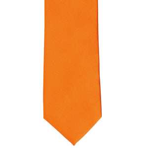 Front view orange tie