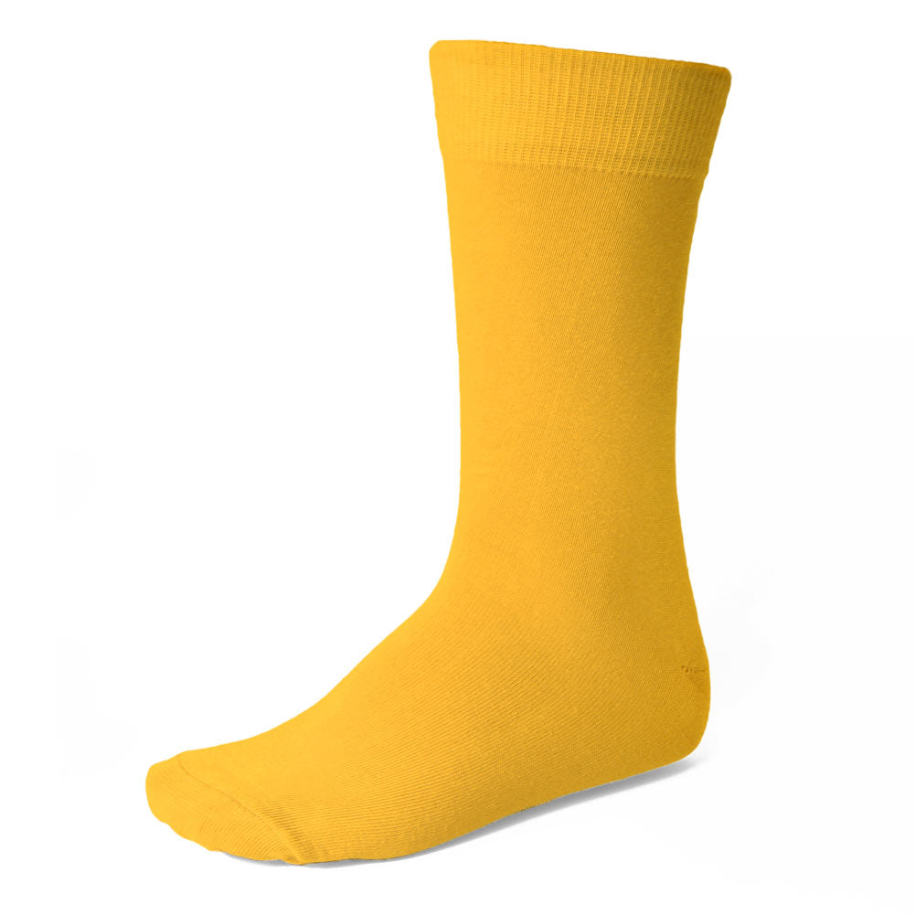 Men's Golden Yellow Socks TieMart Men's Golden Yellow Socks TieMart