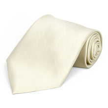 Load image into Gallery viewer, Ivory Premium Solid Color Necktie