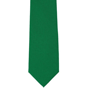 Flat front view of a kelly green matte finish neckite