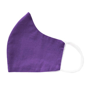 kids purple face mask folded