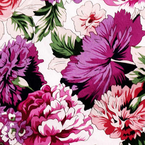 Floral big flower pattern fabric
