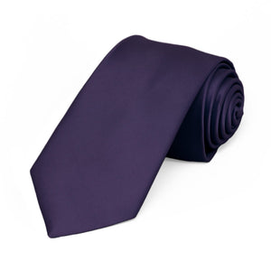 Lapis Purple Premium Slim Necktie, 2.5" Width