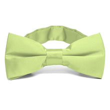 Load image into Gallery viewer, Lime Green Band Collar Bow Tie
