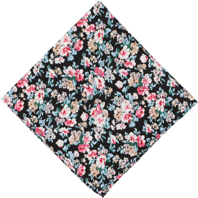 Lynwood Floral Cotton Pocket Square