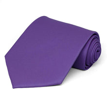 Load image into Gallery viewer, Medium Purple Solid Color Necktie