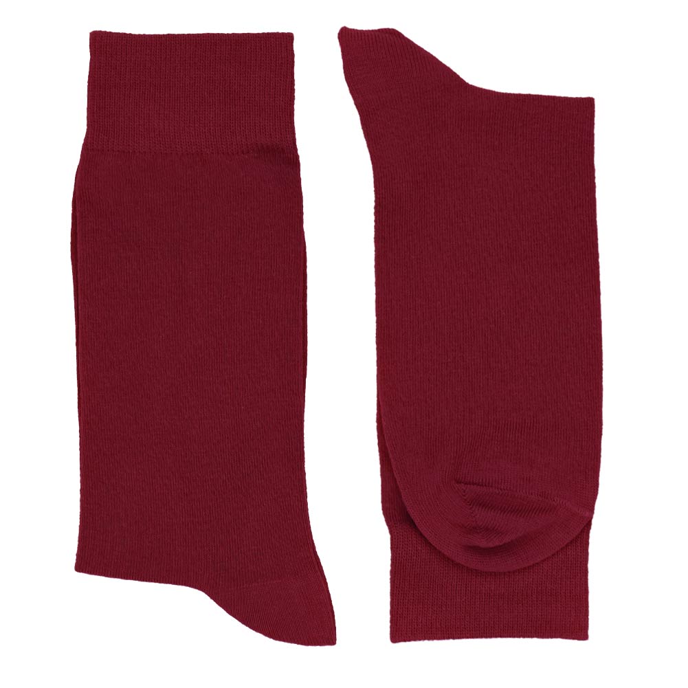 Men's Burgundy Socks TieMart Men's Burgundy Socks TieMart