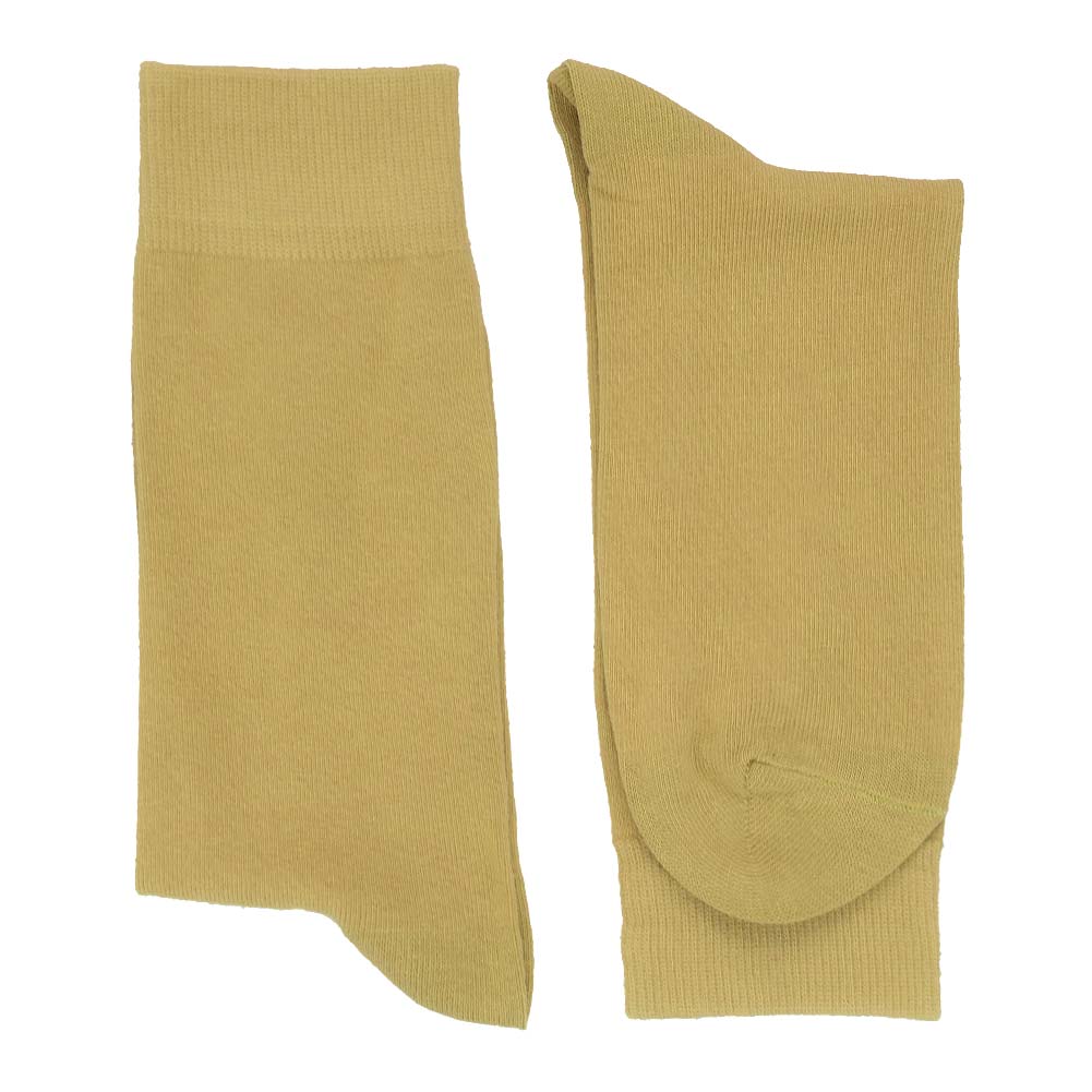 Men's Pale Gold Socks TieMart Men's Pale Gold Socks TieMart