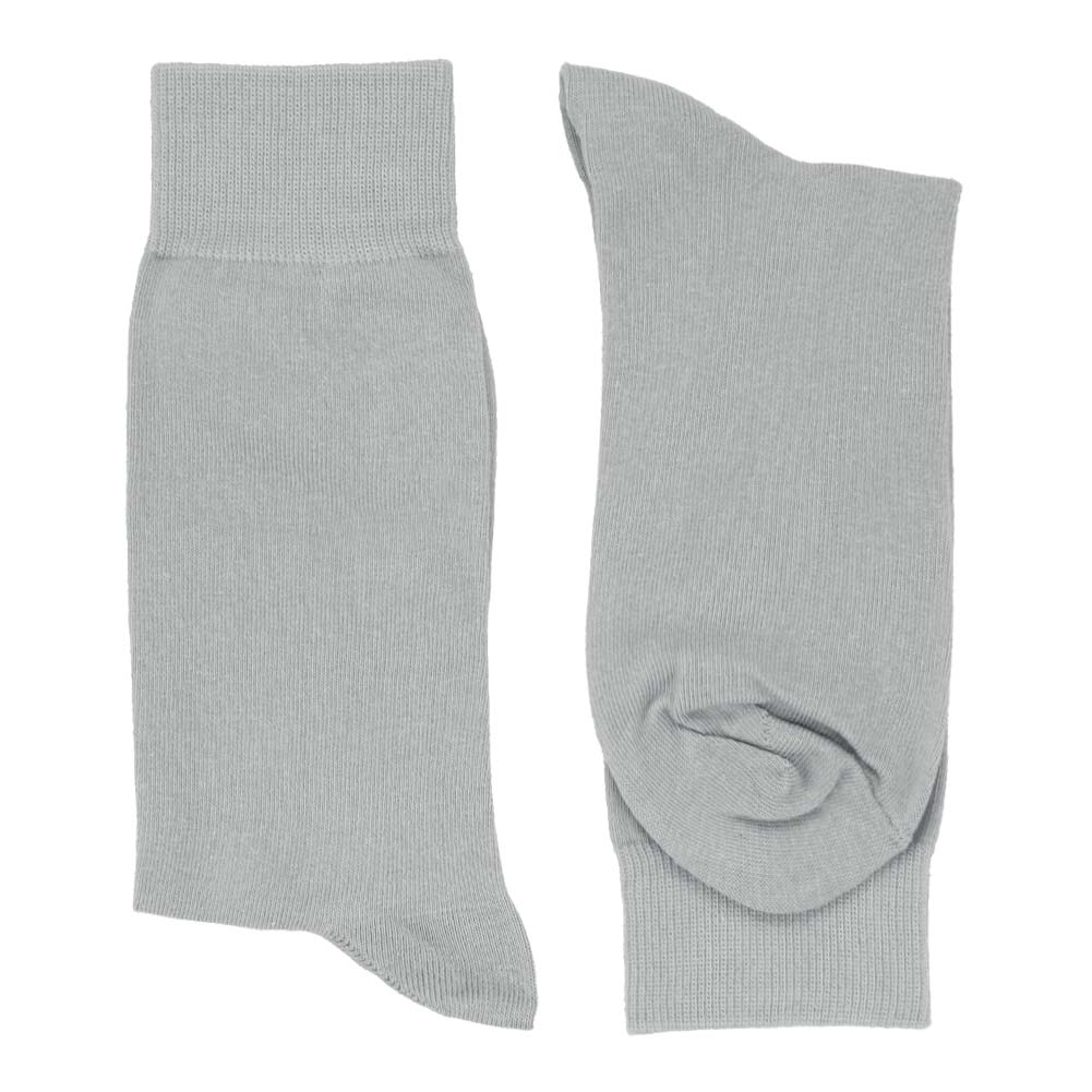 mens silver dress socks The Silver Summers Heathered Grey Dress Sock